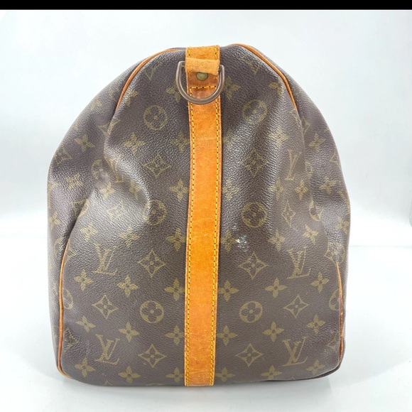 Louis Vuitton Monogram Canvas Duffel Bag with Tan Accents - Picture 3 of 16